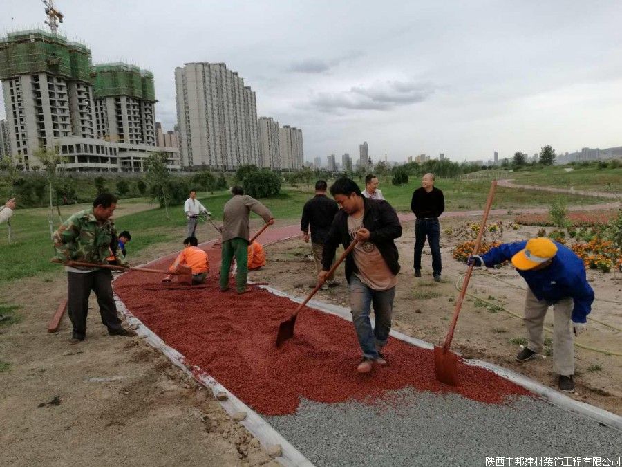 高尔夫运动公园-透水地坪改造工程完美收工