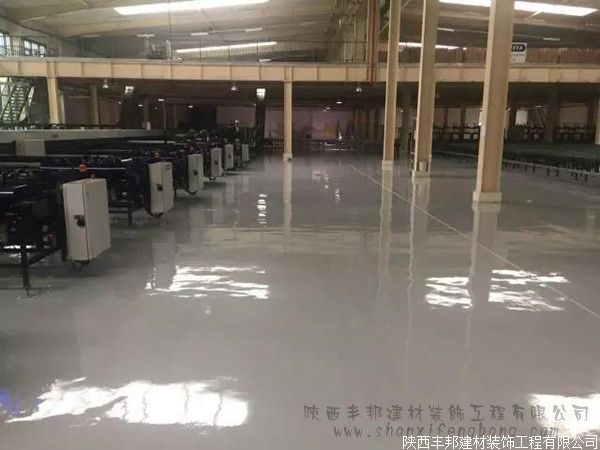 海升集团千阳车间地坪工程顺利竣工并通过验收